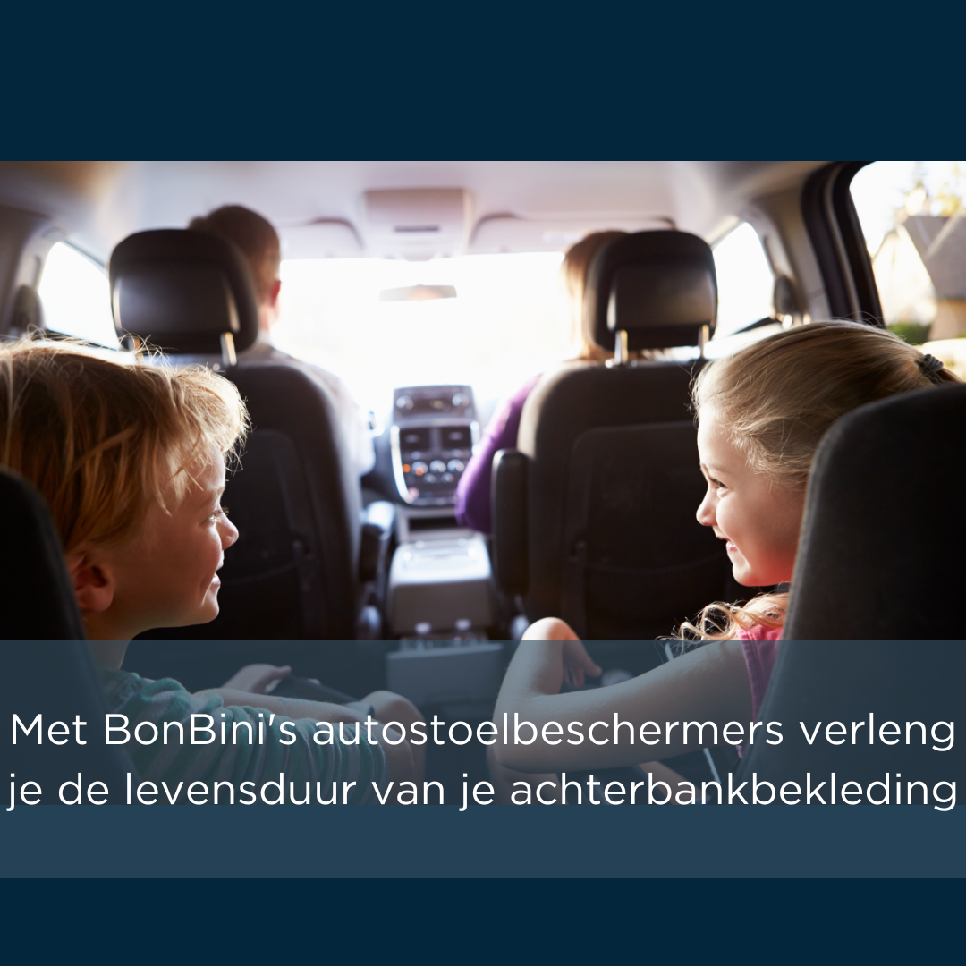 BonBini's® autostoelbeschermer isofix compatibel