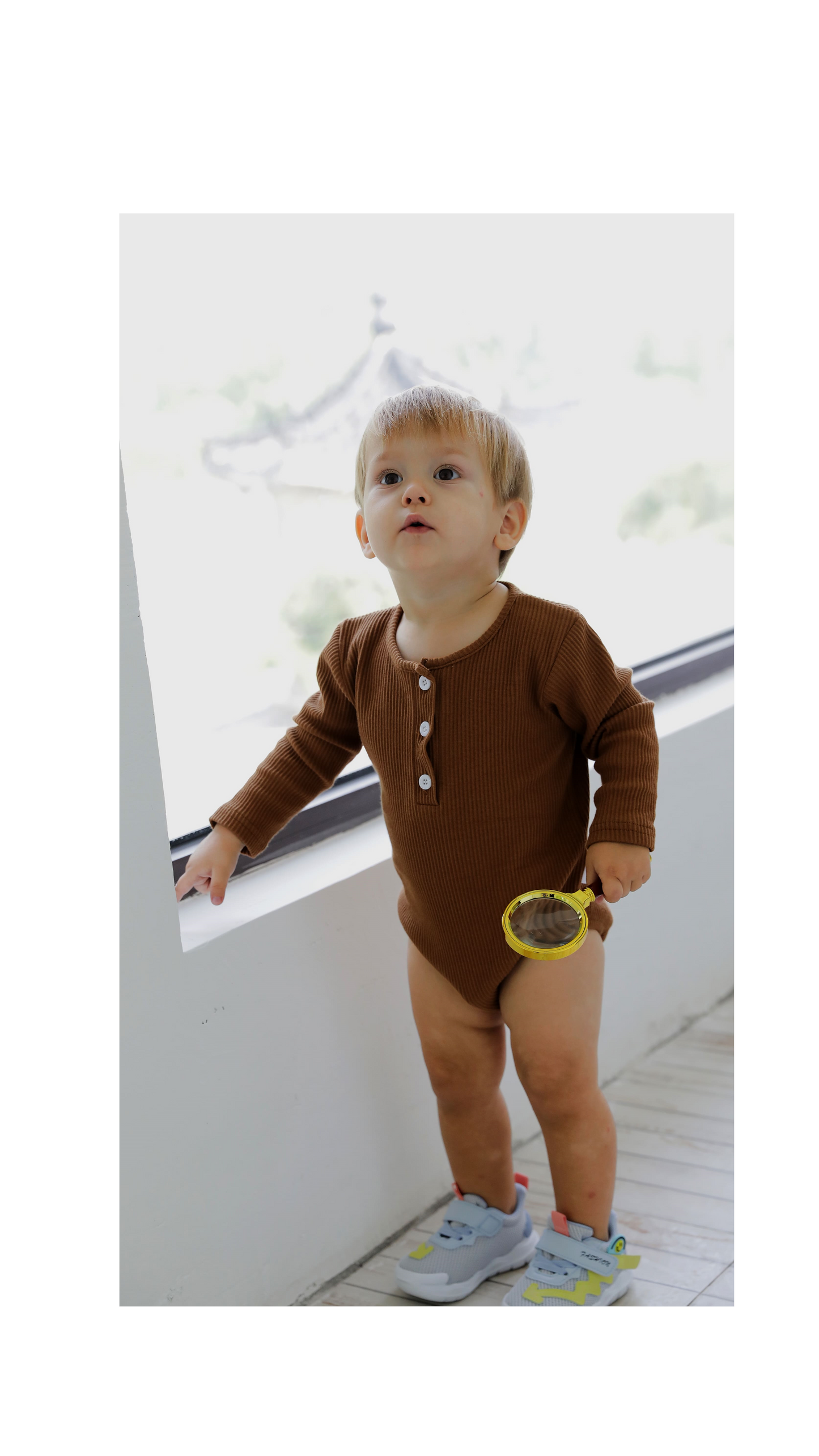 BonBini's® romper & baby broek Autumn Brown 3-6 maanden