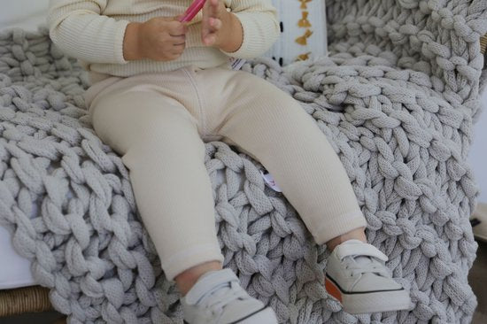 BonBini's® romper & baby broek Warm White - 3-6 maanden