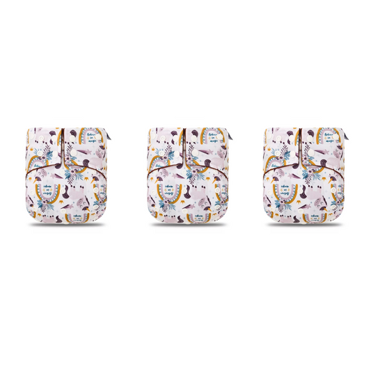 BonBini's®  wasbare luier Unicorn - 3-pack
